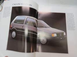Fiat Uno -myyntiesite / brochure