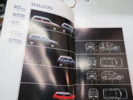 Fiat Uno -myyntiesite / brochure