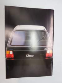 Fiat Uno -myyntiesite / brochure