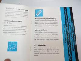 Bolinder -jääkaapin käyttö- ja hoito-ohjeet -fridge manual