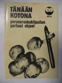 Tänään kotona - perunaruokakilpailun parhaat ohjeet