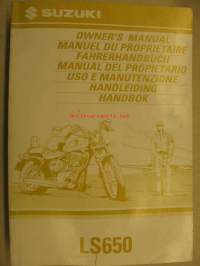 Suzuki LS650 owner´s manual käyttöohjekirja