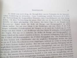 Bänderkinematik - Versuch eine Theorie der Bandverbände - Text + Atlas - Abhandlungen der Heidelberger Akademie der Wissenschaften, 1918 -scientific publication