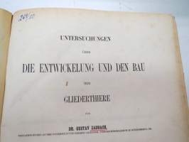 Untersuchungen über Die Entwickelung und den Bau der Gliederthiere von Dr. Gustav Zaddach - Erste Heft. Die Entwickelung des Phryganiden-Eies - Mit Fünf