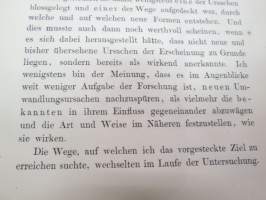 Studien zur Descendenz-Theorie. I. Über den Saison-Dimorhmismus der Schmetterlinge von Dr. August Weissmann - Mit zwei Farbendrucktafeln. 1875 - II. Über die