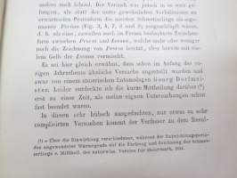 Studien zur Descendenz-Theorie. I. Über den Saison-Dimorhmismus der Schmetterlinge von Dr. August Weissmann - Mit zwei Farbendrucktafeln. 1875 - II. Über die