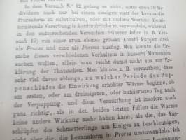 Studien zur Descendenz-Theorie. I. Über den Saison-Dimorhmismus der Schmetterlinge von Dr. August Weissmann - Mit zwei Farbendrucktafeln. 1875 - II. Über die