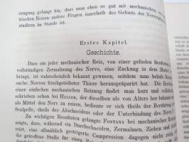 Studien über Mechanische Nervenreizung von Robert Tigerstedt. Erste Abtheilung mit 6 Tafeln. (Abdruck aus den Acta. Soc. Scient. Fennicae Tom. XI.) Helsingfors