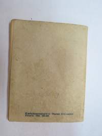 Kenttävirsikirja 1943, painettu etukanteen &quot;Tervehdys rintammiehelle&quot; - Paavo Nurmi -erikoinen &amp; harvinainen suuresta painosmäärästään (200 000 kpl)