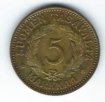 5 markkaa  1946