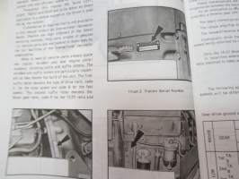 International 454 operator´s manual -käyttöohjekirja englanniksi