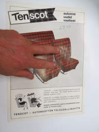 Tenscot - autonne uudet vaatteet - istuinsuojat -myyntiesite -brochure