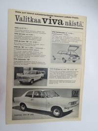 Vauxhall Viva 90 De Luxe - TM koeajo - eripainos TM 1967 nr 13 - car test, offprint