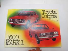 Toyota Corona 1600 Mark I -myyntiesite - brochure