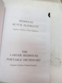 Ingilizce-türkce / türkce-ingilizce - Redhouse - büyük elsözlügü -englanti-turkki / turkki-englanti sanakirja -dictionary english-turkish