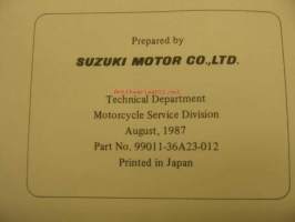 Suzuki RG125 owner´s manual käyttöohjekirja