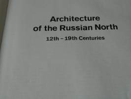 architecture of the russian north12th-19 th centuries