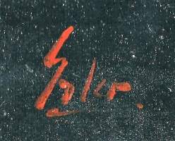 Urena Soler, &quot;Still Life&quot; , sign öljyvärimaalaus kankaalle  22x27 cm kehystämätön / Soler Urena (20th/21st Century) Spanish 