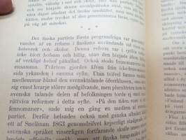 Ställningar och förhållanden i Finland - två föredrag  å Vetenskapsakademiens hörsal den 22 och 26 januari 1891 af Sven Palme -aikanaan Venäjälle menetetyn