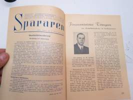 Spararen 1951 nr 4, Innehåller bl. a.; Finansminister Törngren - Om skattelättnaderna åt bankspararna, Karl-August Fagerholm - Med egen kraft framåt,