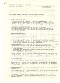 Helsingin Varuskunnan Autokerho ry - kerhon jäsenten edut - moniste 1970
