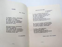 Ystävyyslauluja IV -song book