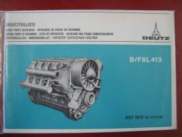 Deutz B/F 8L 413 Spare parts catalogue 2971612 GF0147-99