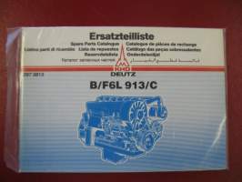 Deutz B/F 6L 913C Spare parts catalogue 2973813