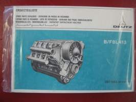 KHD Deutz B/F 8L 413 Spare parts catalogue 2971844 GF 0147-99