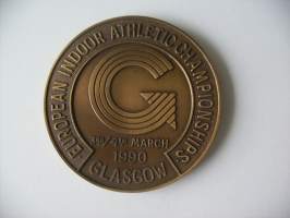 Glasgow European Indoor Atheletic  Championshits   ,   mitali   62 mm