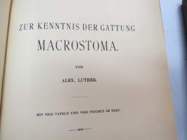 Festschrift  Herrn Professor  Dr J.A. Palmén zu Seienm 60. Geburtstage gewidmet von Schülern und Kollegen I-II -huomattavan tutkija ja tiedemiehen juhlakirja,