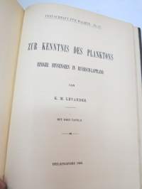 Festschrift  Herrn Professor  Dr J.A. Palmén zu Seienm 60. Geburtstage gewidmet von Schülern und Kollegen I-II -huomattavan tutkija ja tiedemiehen juhlakirja,