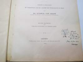 Monographie der Turbellarien I. Rhabdocoelida. -lahjoituskappale Helsingin Yliopiston Zoologian laitokselle, numeroitu 000028, &quot;Graz, 25. Mai 1909&quot;