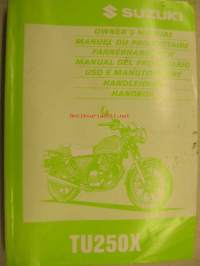 Suzuki TU250X owner´s manual käyttöohjekirja