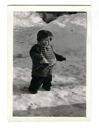 Talvimuotia 1956 - valokuva 6x9 cm