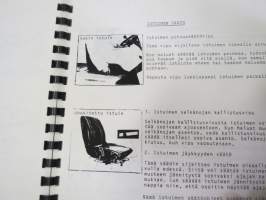 Nissan haarukkatrukki H01 ja 02 (OM6Z-H012G0 March 1986) -käyttö- ja huolto-ohjekirja -instructions &amp; service manual in finnish