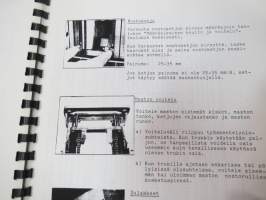 Nissan haarukkatrukki H01 ja 02 (OM6Z-H012G0 March 1986) -käyttö- ja huolto-ohjekirja -instructions &amp; service manual in finnish