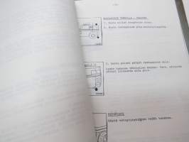 Nissan haarukkatrukki H01 ja 02 (OM6Z-H012G0 March 1986) -käyttö- ja huolto-ohjekirja -instructions &amp; service manual in finnish