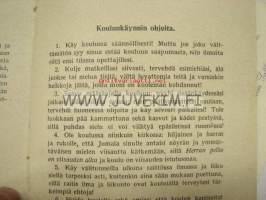 Virolahti Kiiskilahti yläkansakoulu  Senja Maria Ahlberg -todistuskirja