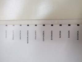 Mercury 200, 110, 75, 40 Operation and maintenance manual / Käyttö- ja huolto-käsikirja / Manuel d´utilisation et d´entretien / Betriebs- und wartungsanleitung