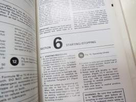 Mercury 200, 110, 75, 40 Operation and maintenance manual / Käyttö- ja huolto-käsikirja / Manuel d´utilisation et d´entretien / Betriebs- und wartungsanleitung