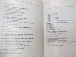 Mercury 200, 110, 75, 40 Operation and maintenance manual / Käyttö- ja huolto-käsikirja / Manuel d´utilisation et d´entretien / Betriebs- und wartungsanleitung
