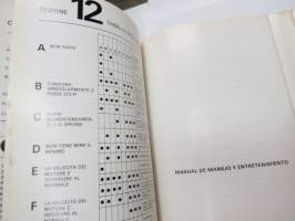 Mercury 200, 110, 75, 40 Operation and maintenance manual / Käyttö- ja huolto-käsikirja / Manuel d´utilisation et d´entretien / Betriebs- und wartungsanleitung