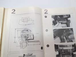 Mercury 200, 110, 75, 40 Operation and maintenance manual / Käyttö- ja huolto-käsikirja / Manuel d´utilisation et d´entretien / Betriebs- und wartungsanleitung