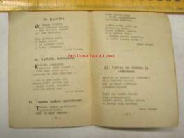 SNLL:n kansainvälisten naisvoimistelujuhlien lauluvihko 27-30.6.1929