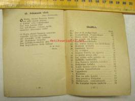 SNLL:n kansainvälisten naisvoimistelujuhlien lauluvihko 27-30.6.1929