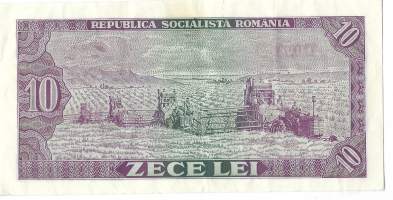 Romania 10 Lei  1966  seteli
