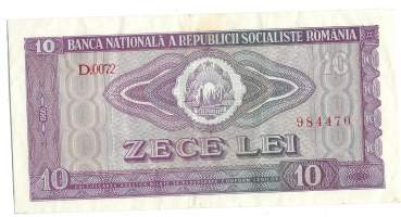 Romania 10 Lei  1966  seteli