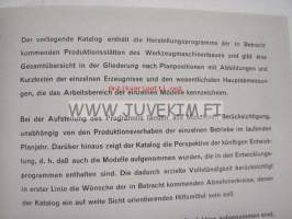 WMW Export Werkzeugmachinen Band II Machine tools for non cutting shaping -DDR vientiin tarkoitetut ei-leikkaavat metallin muotoilukoneet -koneluettel