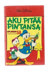 Aku Ankan taskukirja 1981 nr 58 / Aku pitää pintansa